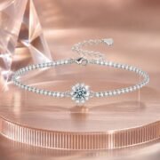 Sunflower Glow Sunflower Moissanite Bracelet - Image 5