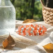 Golden Sunstone Natural Arusha Multi-Wrap Bracelet - Image 3