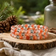 Golden Sunstone Natural Arusha Multi-Wrap Bracelet - Image 2