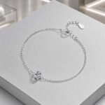 Starlight Classic Six-Prong Solitaire Moissanite Bracelet