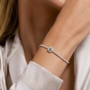 Dual Glow Two-Tone Moissanite Necklace - Image 7