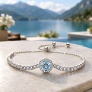 Dual Glow Two-Tone Moissanite Necklace - Image 12