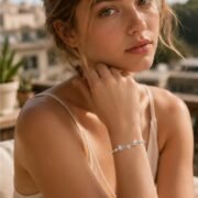 Summer Bloom Clover Flower Moissanite Bracelet