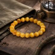 Golden Eye Jade Tiger's Eye Bracelet - Image 4