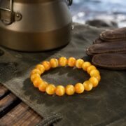 Golden Eye Jade Tiger's Eye Bracelet - Image 5