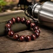 Blaze Lightning Red Tiger's Eye Bracelet - Image 3