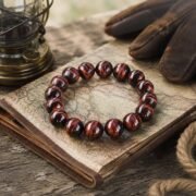 Blaze Lightning Red Tiger's Eye Bracelet - Image 4