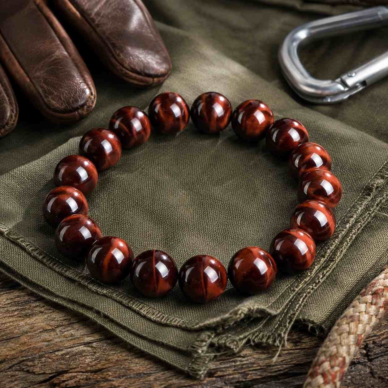 WhatsApp Image 2026-07-18 at 15.11.07 Blaze Lightning Red Tiger's Eye Bracelet - Image 1