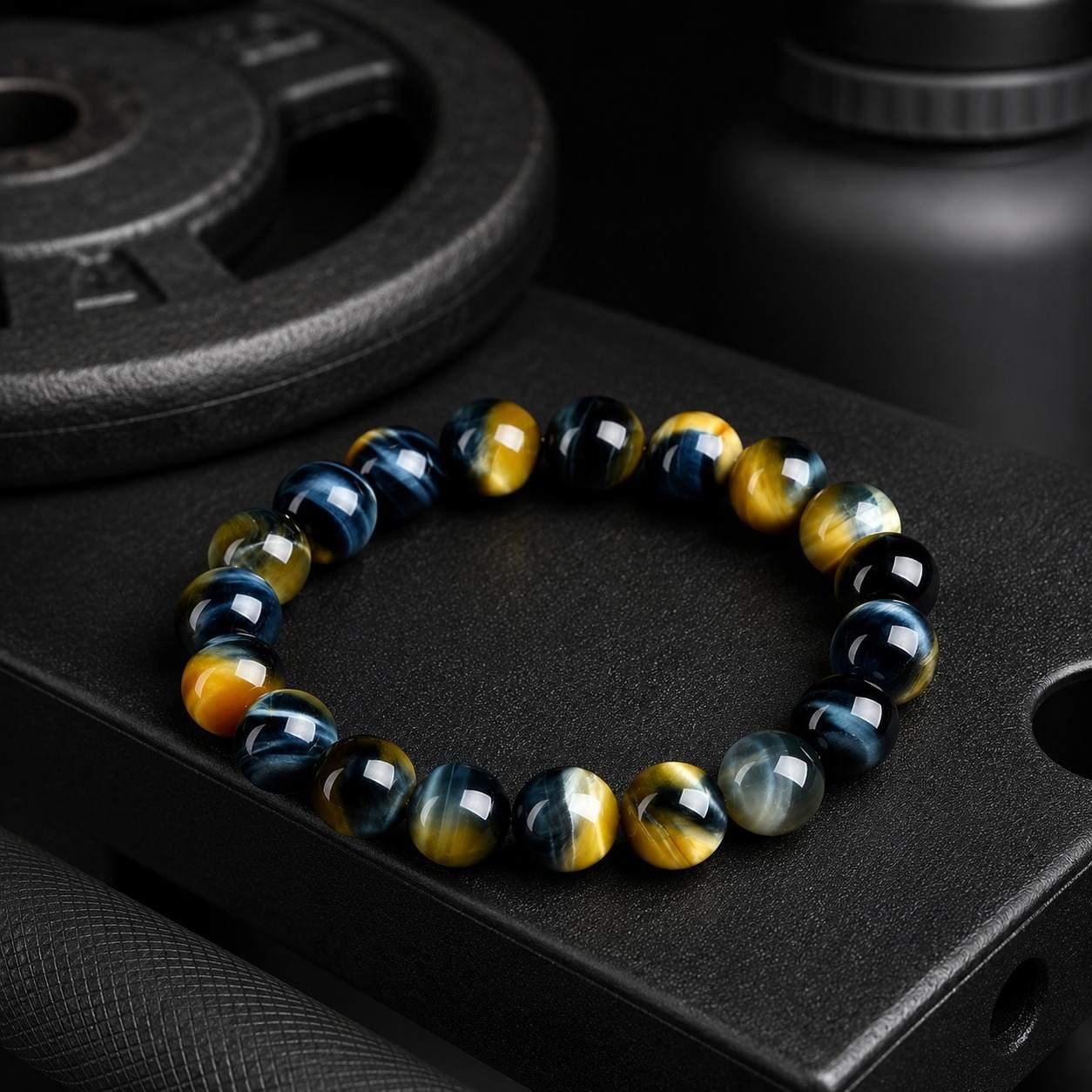 WhatsApp Image 2026-07-18 at 15.11.50 (3) Dreamscape Iridescent Tiger's Eye Bracelet - Image 1