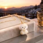 Milk Fluff Puppy Velvet Bichon Necklace