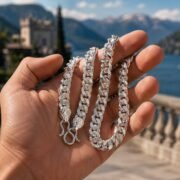 Silver Legacy 999 Fine Silver Cuban Link Bangle - Image 3