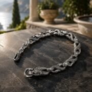 Guardian Loop S999 Silver Cuban Bracelet - Image 2