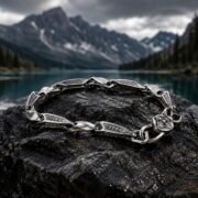 Talisman Rune S999 Fine Silver Bracelet - Image 2