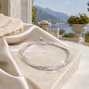 Twisted Glow S999 Fine Silver Luxury Bracelet - Image 2