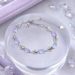 Opal Dream S925 Sterling Silver Natural Opal Delicate Bracelet