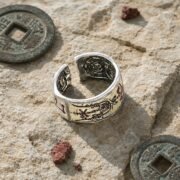 Taoist Guardian Talisman Adjustable Ring - Image 7