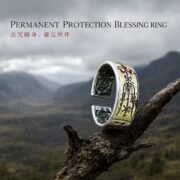 Taoist Guardian Talisman Adjustable Ring - Image 3