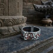 Ziwei Talisman Big Dipper Taiji Adjustable Ring - Image 3