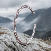 Taoist Tianpeng Ruler Talisman Silver Cuff - Image 5