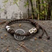 Shan Gui Coin Handwoven Protective String Bracelet - Image 5