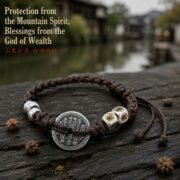 Shan Gui Coin Handwoven Protective String Bracelet - Image 3