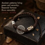 Shan Gui Coin Handwoven Protective String Bracelet - Image 2