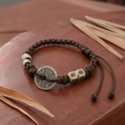 Shan Gui Coin Handwoven Protective String Bracelet - Image 4