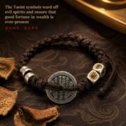 Shan Gui Coin Handwoven Protective String Bracelet