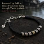 Big Dipper Talisman Braided Leather Protective Bracelet