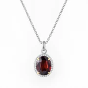 Crimson Halo Necklace