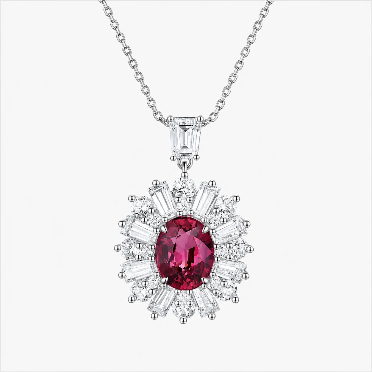 01_Product_Main_Image (11) 2.22ct natural garnet necklace in S925 sterling silver
