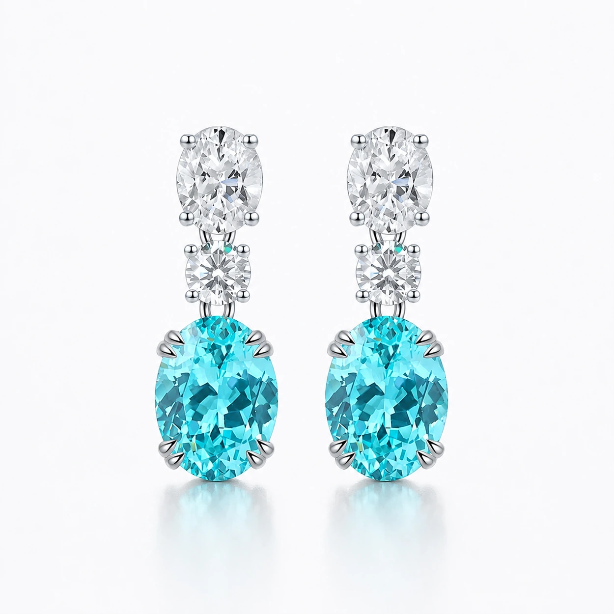01_SIGLO_Aqua_Drop_Earrings_Main Aqua Lumen Earrings - Image 1