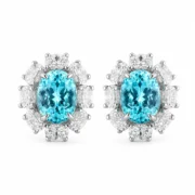 Aqua Petale Earrings
