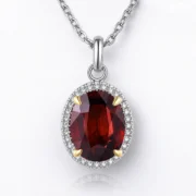 Crimson Halo Necklace - Image 4
