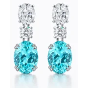 Aqua Lumen Earrings - Image 2