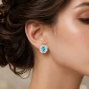 Aqua Vortex Earrings - Image 4