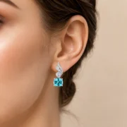 Aqua Seraph Earrings - Image 3