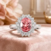 Padparadscha Bloom Ring - Image 4