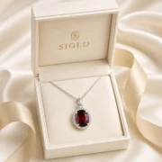 Crimson Halo Necklace - Image 5