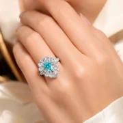 Paraiba Bloom Ring - Image 4