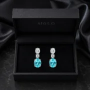 Aqua Lumen Earrings - Image 5