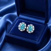 Aqua Petale Earrings - Image 5