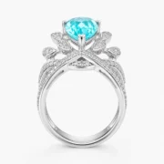 Aqua Crown Ring - Image 3