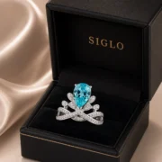 Aqua Crown Ring - Image 5